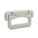 GN825.1 - Folding handles with spring-loaded return, White