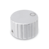 GN436 - Stainless Steel-Control knobs, Type M with marking