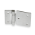 GN136 B - Sheet metal hinges, Type B, with through-holes