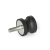 GN456 - Stainless Steel-Rubber buffers, Type ES, with female thread / threaded stud