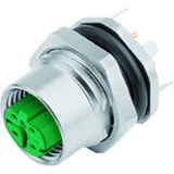 M12, series 825, Automation Technology - Data Transmission - female panel mount connector