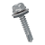 BN 10319 - Hex head self-drilling screws with sealing ring, fully threaded (~DIN 7504 K; ecosyn® MRX), stainless steel