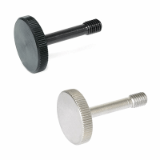 GN 653.2 - Retained screws with knurled grip knob