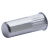 Blind rivet nuts and screws GO-NUT round shank knurled blind rivet nuts small countersunk steel zinc plated & stainless steel