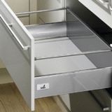 Internal pot and pan drawer railing, height 144mm