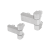 K1338 - Charnières carrées avec écrous de fixation