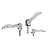 K0789 - Adjustable Cam Levers external thread, steel