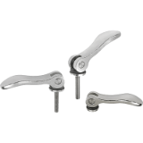 04232 - Cam levers internal and external thread, steel