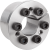 23358 - Juegos de dispositivos de sujeción, forma F forma constructiva corta con anillo axial