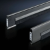 Flex-Block trim panels - 100 mm, with brush strip for Flex-Block corner pieces