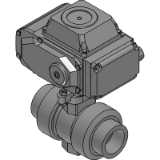 K TYPE Electric BALL VALVE-Direct mount (Thread) - DIN