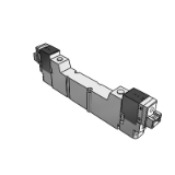 DV1440 - 5 Port Pilot Solenoid Valve Exhaust Center / Base Ported